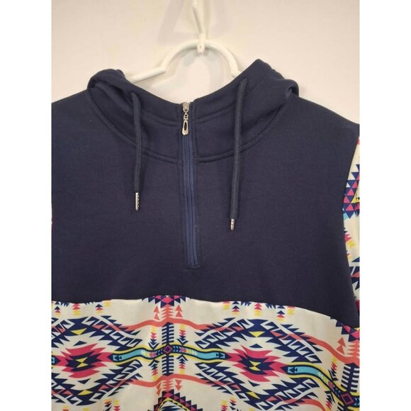 Misslook Womens Aztec Print Hoodie Sweatshirt L - Picture 2 of 8